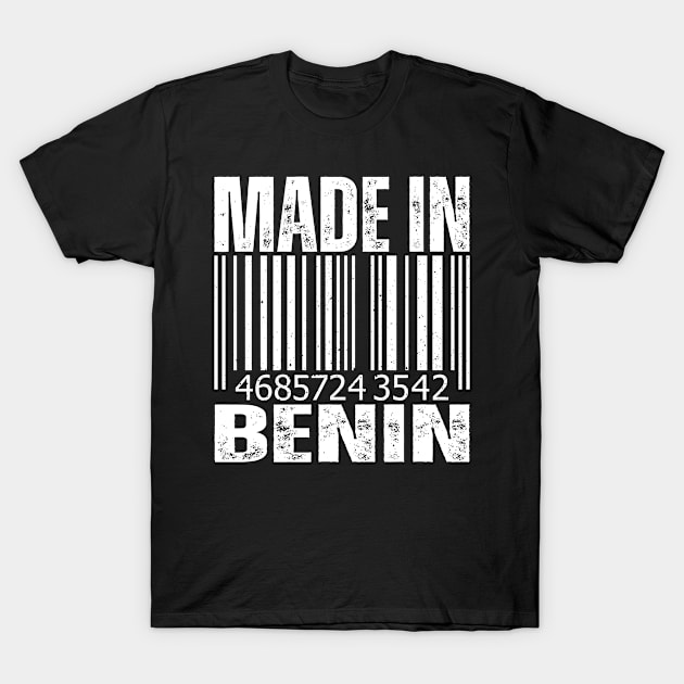 Made in Benin Vintage Barcode T-Shirt by BramCrye